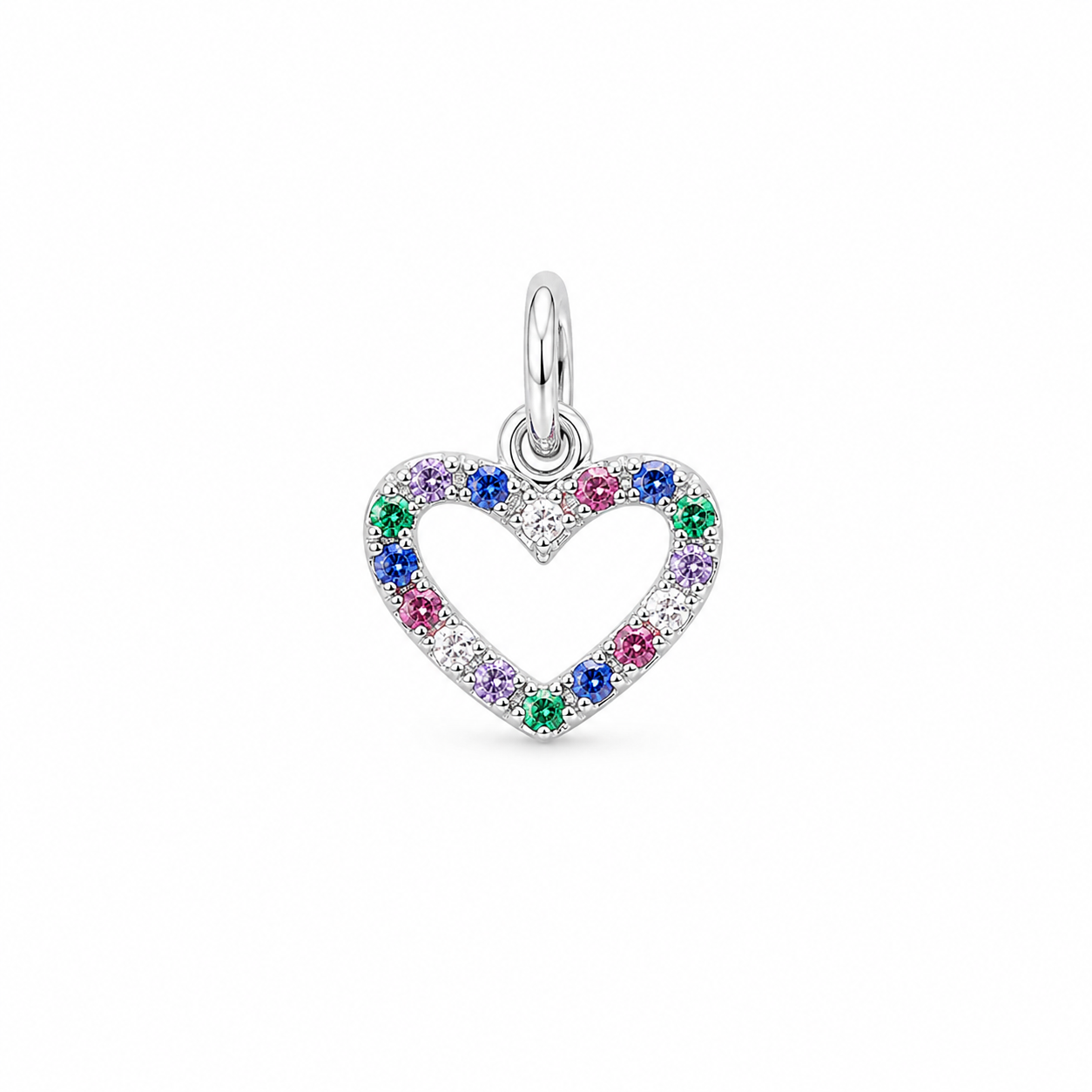 Charm Rainbow Heart